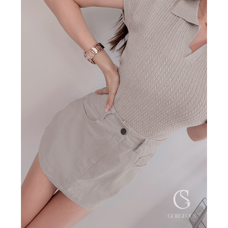 G5939 「美腿BUG短褲裙」