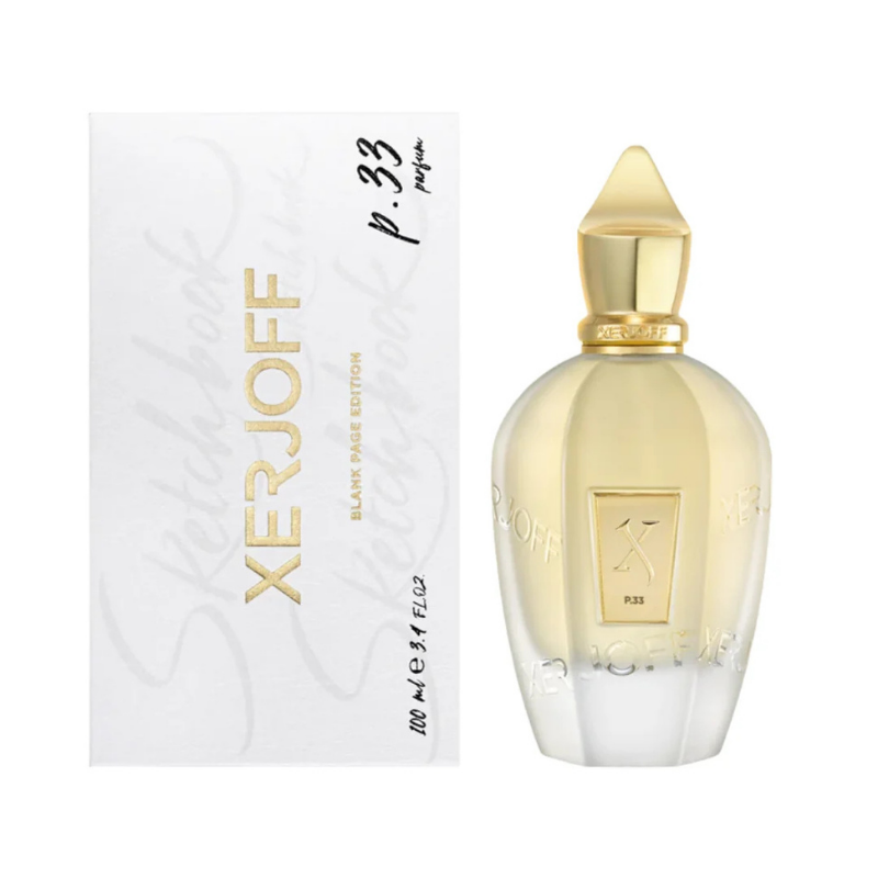 Xerjoff P.33 Blank Page Edition 中性香精 100ml (2025 新款)(Barcode:8054320904274)