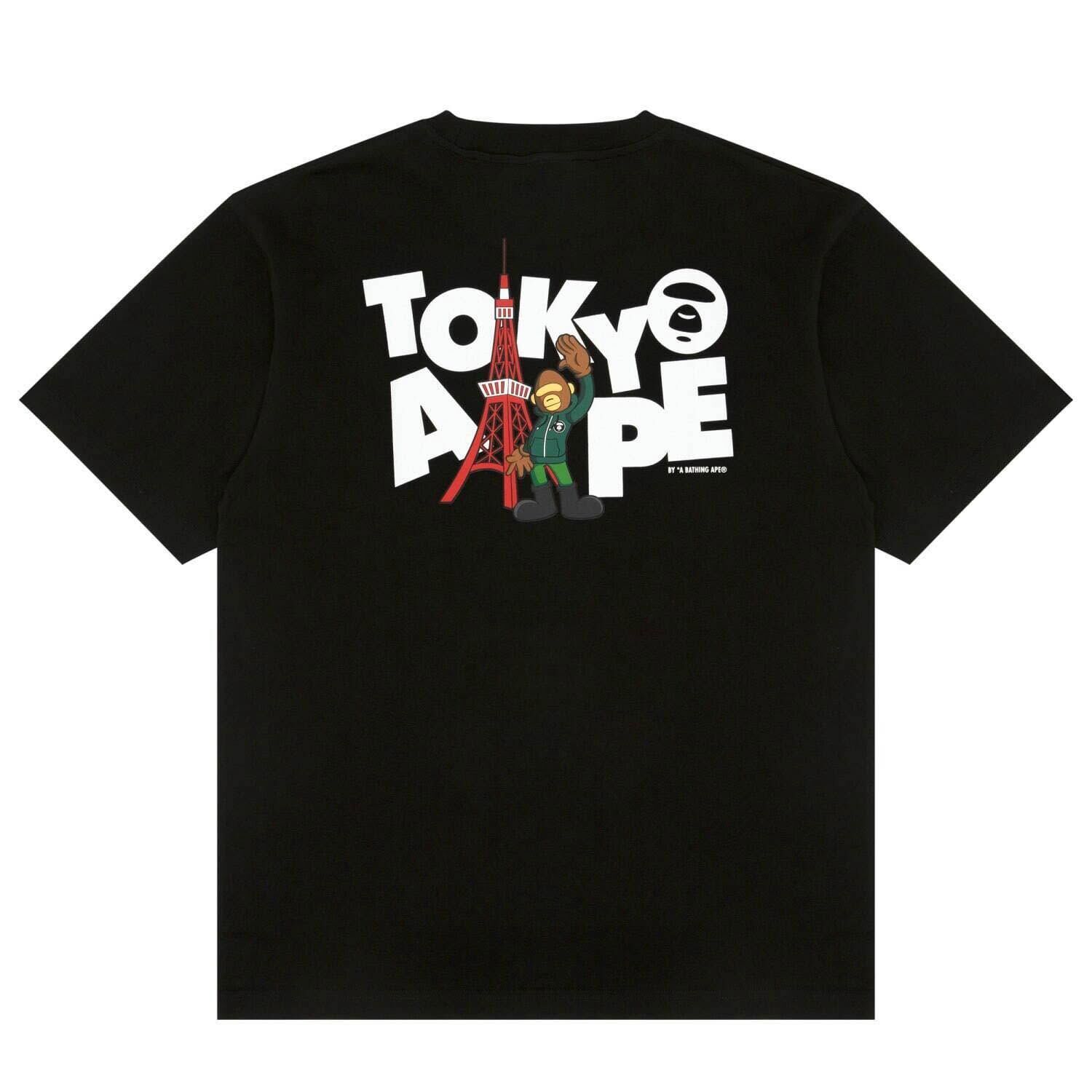 AAPE TOKYO 東京限定 東京鐵塔 店鋪限定 短Tee AAPM1763XXQ 1763