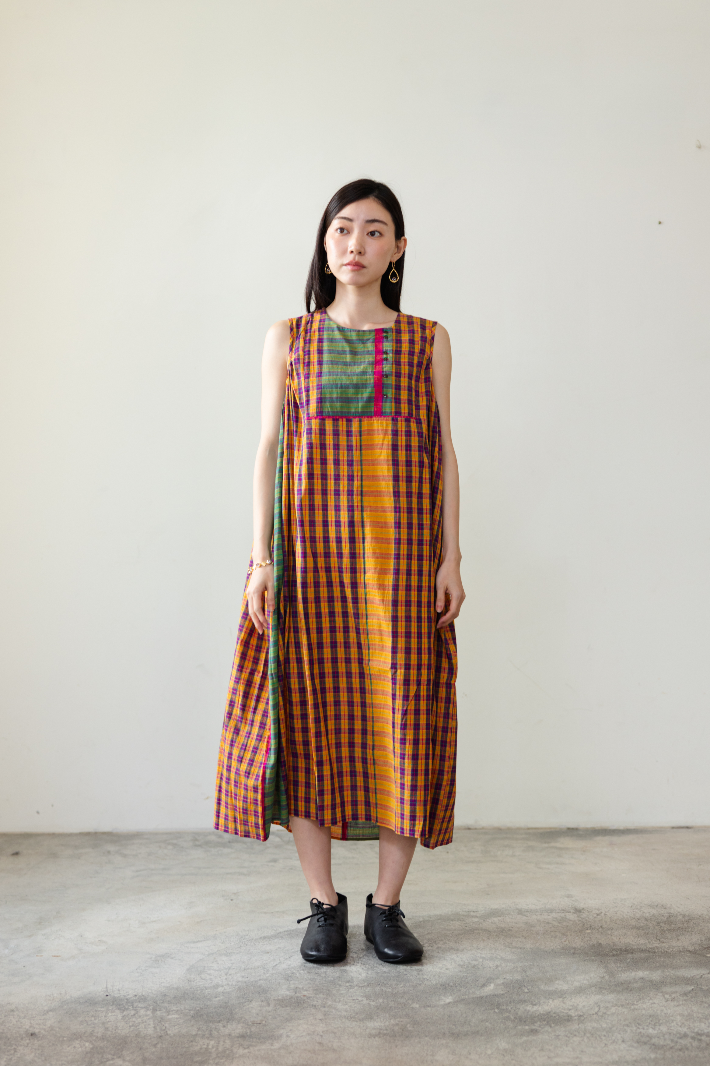 【Kilchu】KALAKAR Exclusive -Madras dress