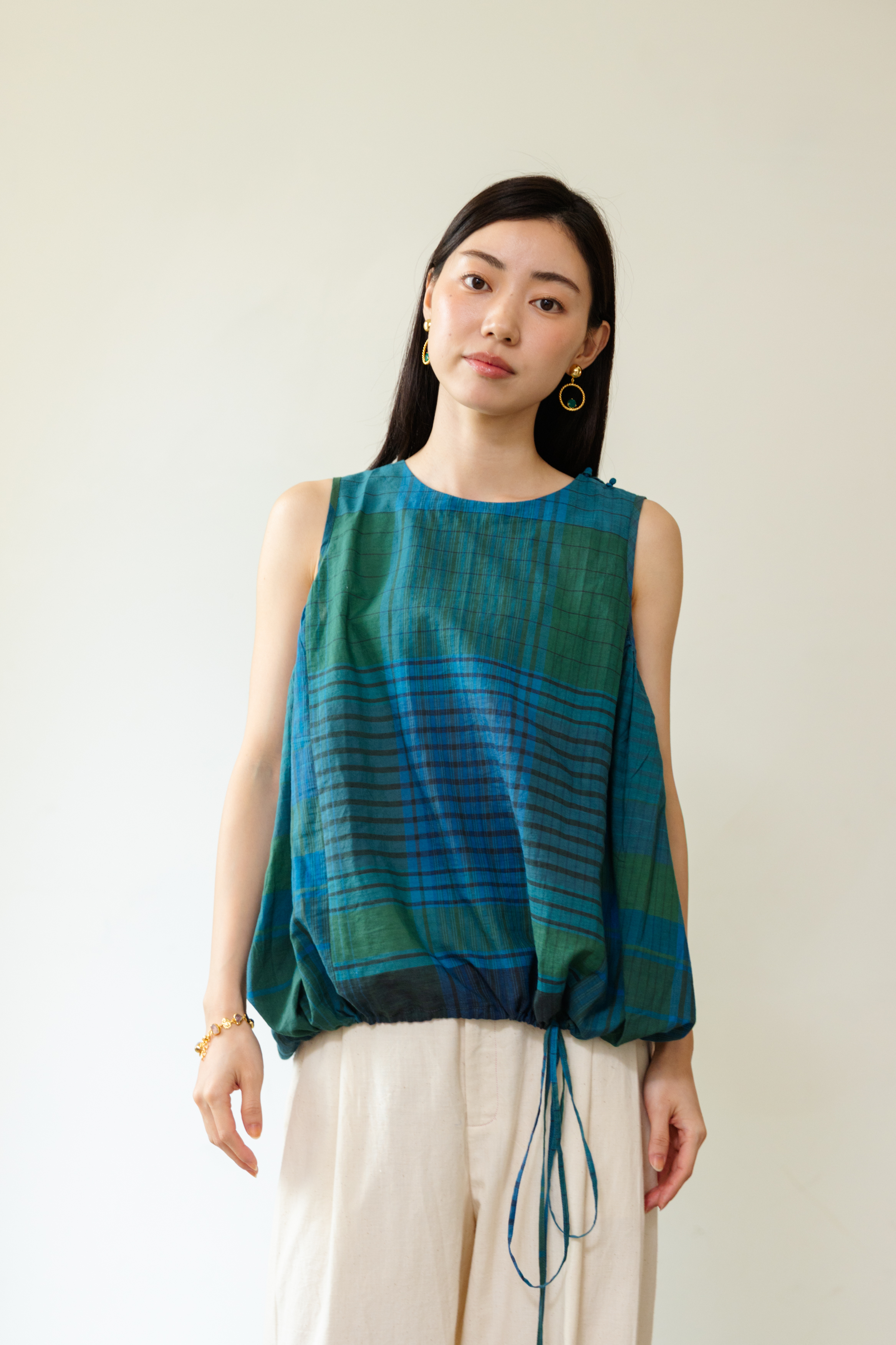 【Kilchu】Ink weave cami Top