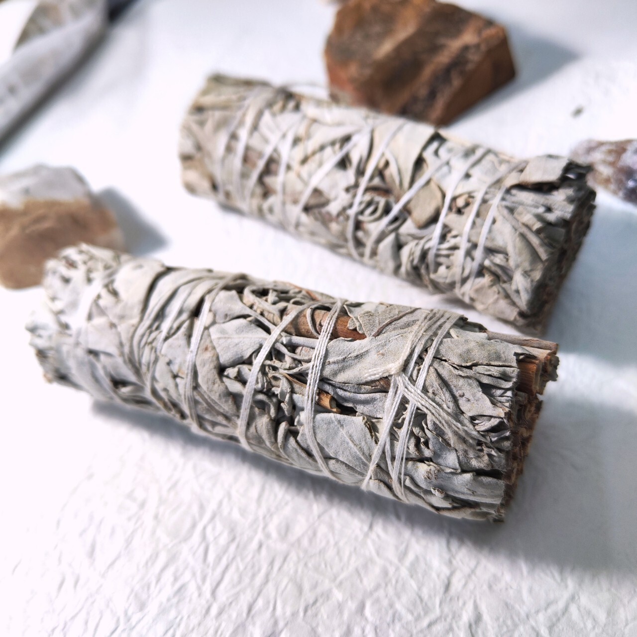 天然鼠尾草薰香(1入)｜水晶淨化・空間薰香・消磁用品