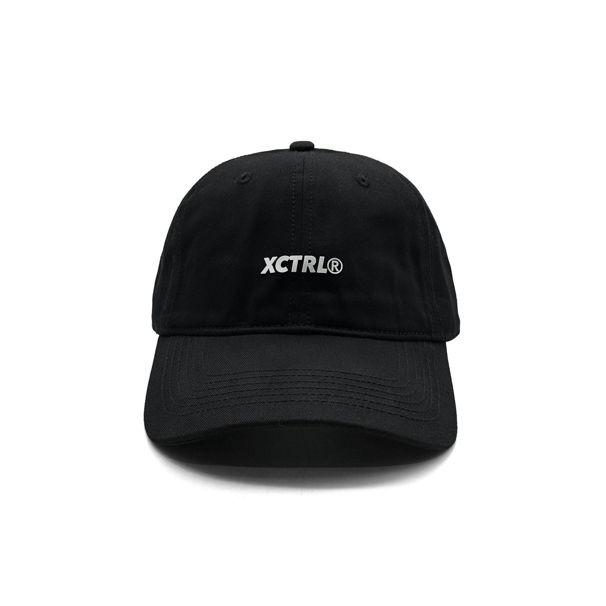 XCTRL 品牌LOGO彎帽-黑┃街頭 老帽 百搭