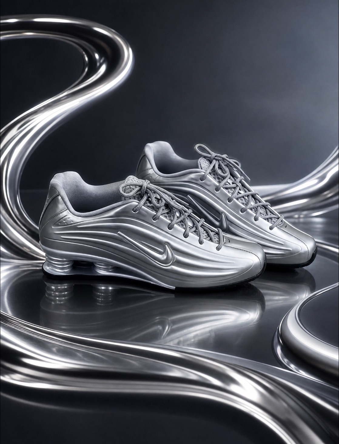 【APAIR】預購 NIKE SHOX Z 液態銀 女款 銀色 IO7843-002