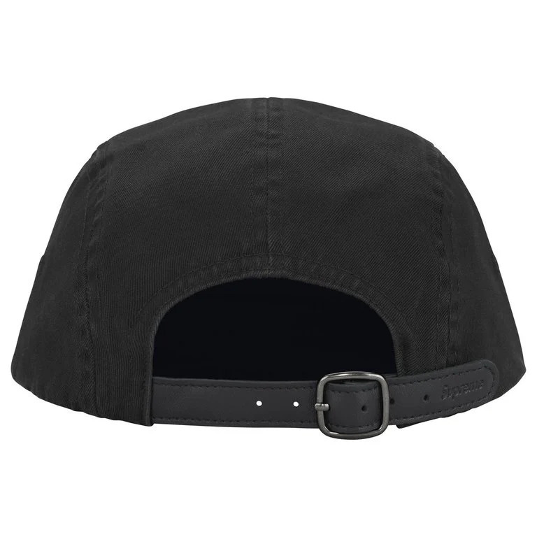 Supreme FW26 Washed Chino Twill Camp Cap - Black | FW26H55