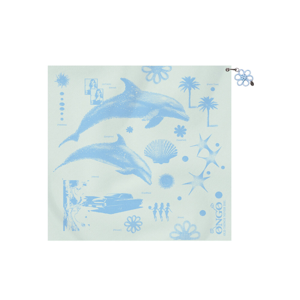 [預購] ONGO SUMMER KNOT BANDANA_SKY