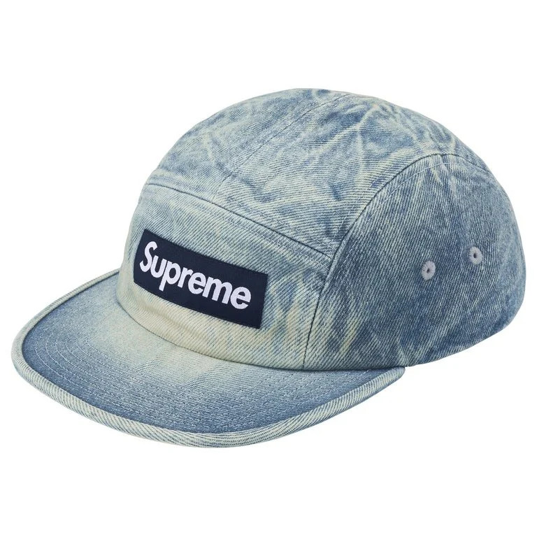 Supreme FW26 Washed Chino Twill Camp Cap - Denim | FW26H55