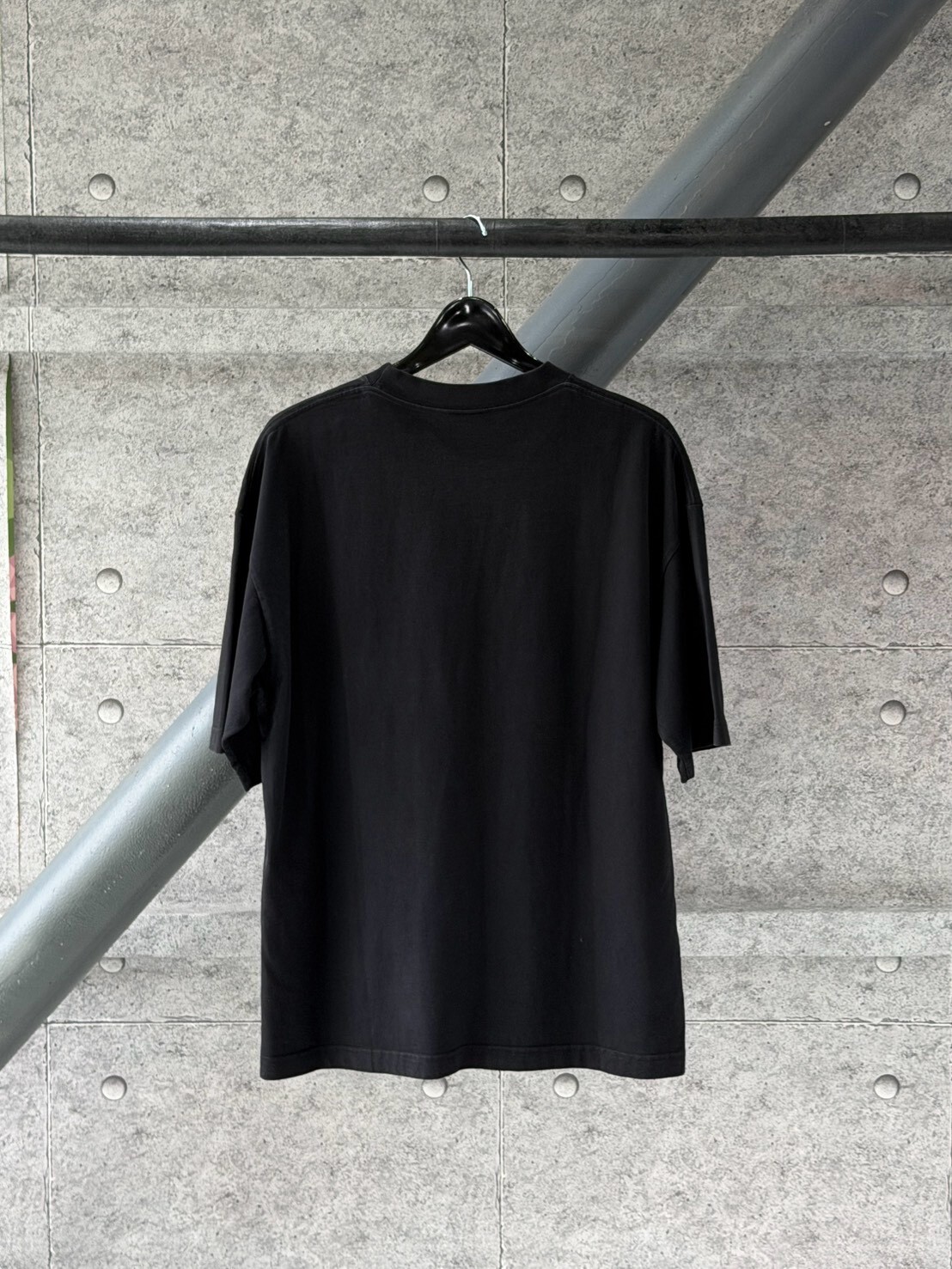 Balenciaga 鏡面白黑文字Logo 短袖T