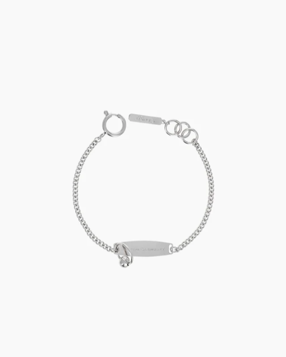Justine Clenquet FISHER SILVER BRACELET