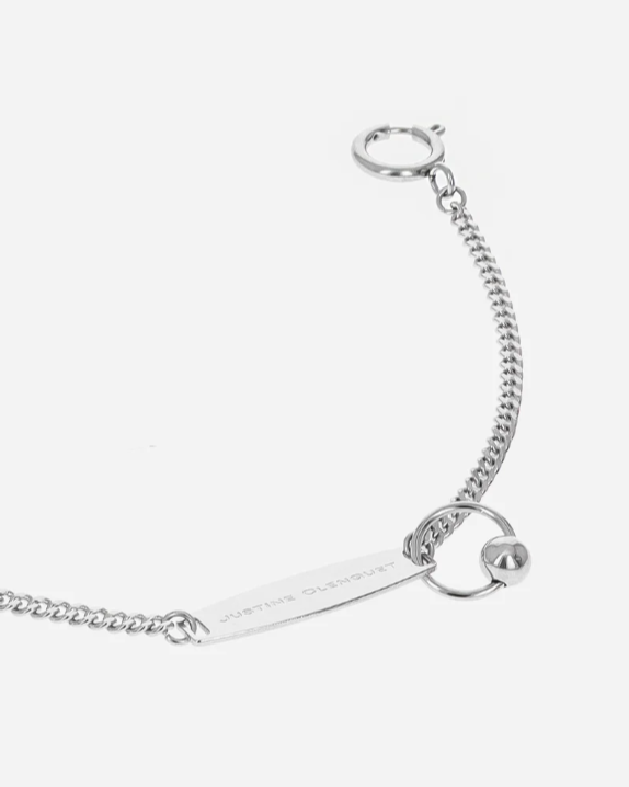 Justine Clenquet FISHER SILVER BRACELET