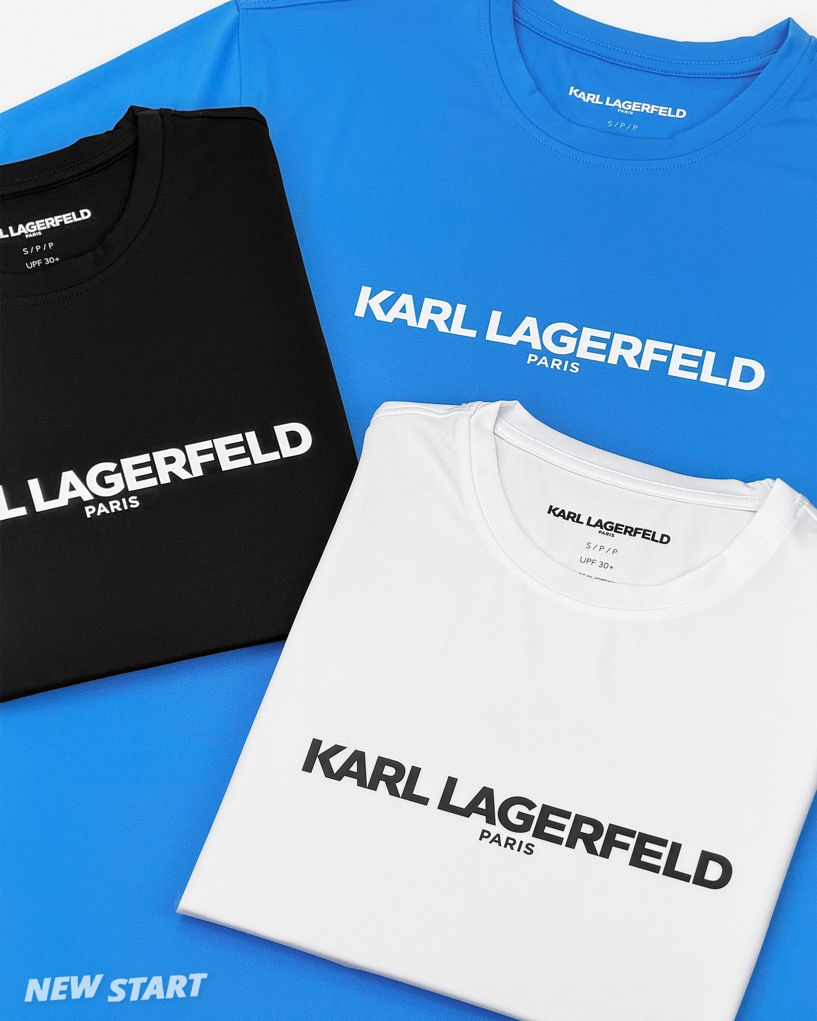 Karl Lagerfeld 卡爾 老佛爺 防曬 抗UV 透氣 經典字母 短袖上衣 短T