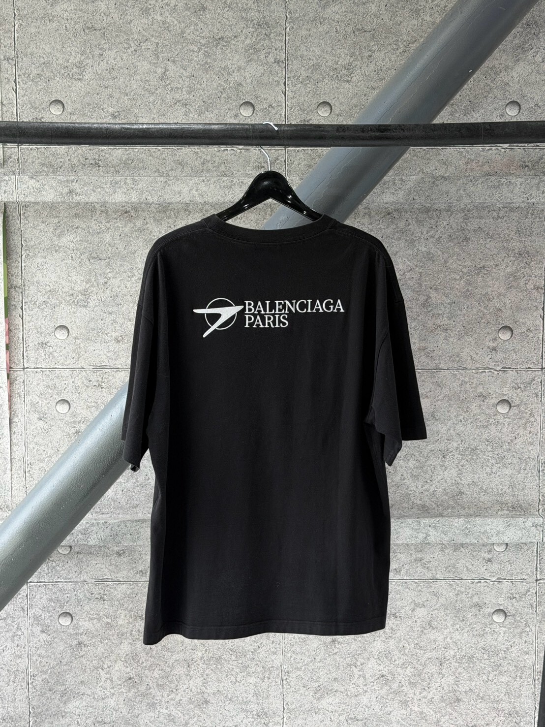 Balenciaga PARIS 箭頭飛機刺繡Logo 短袖T