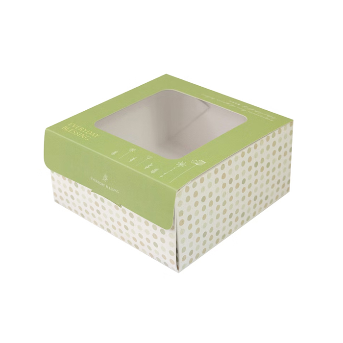 四吋 / 4吋 西點餐盒L型 日日祝福 10入/包 16x16x8cm【3-2911002-04】
