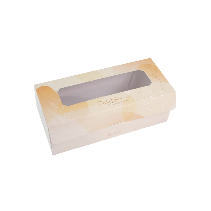 開窗點心盒 每日幸福 10入/包 20.5x9x7.5cm【3-2928007】