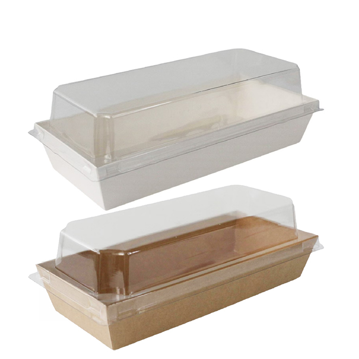 食品包裝盒 (大)長盒 白色 50入/包 19x8.5x6cm / 17.3x7x3.5cm【3M-190001】