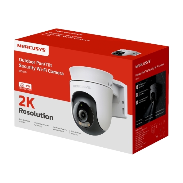 Mercusys MC510 Outdoor Pan/Tilt Wi-Fi Security Camera