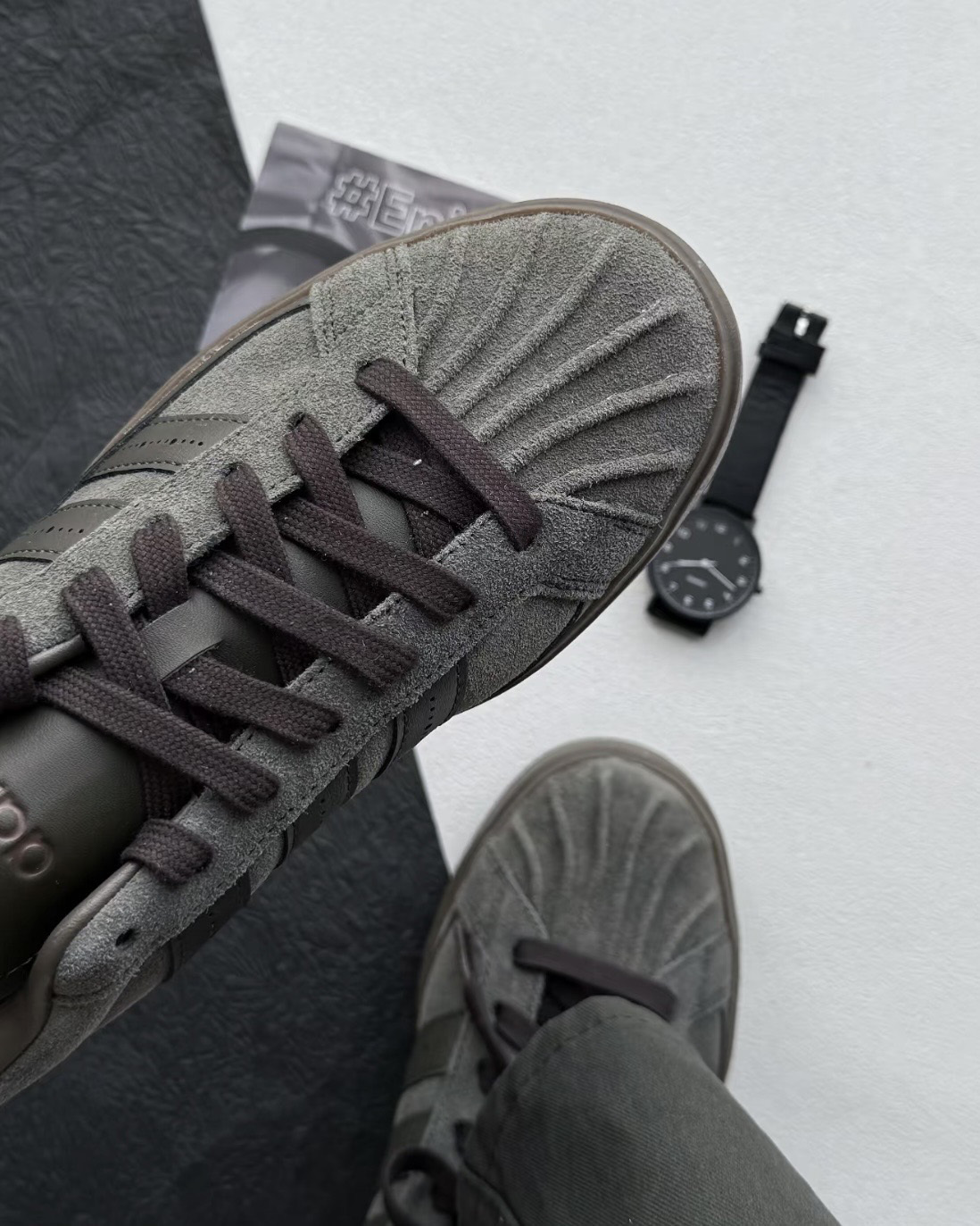 ADIDAS STREET TALK 炭灰棕 灰咖 奶油尾 復古 男鞋 KJ7440 / 預購