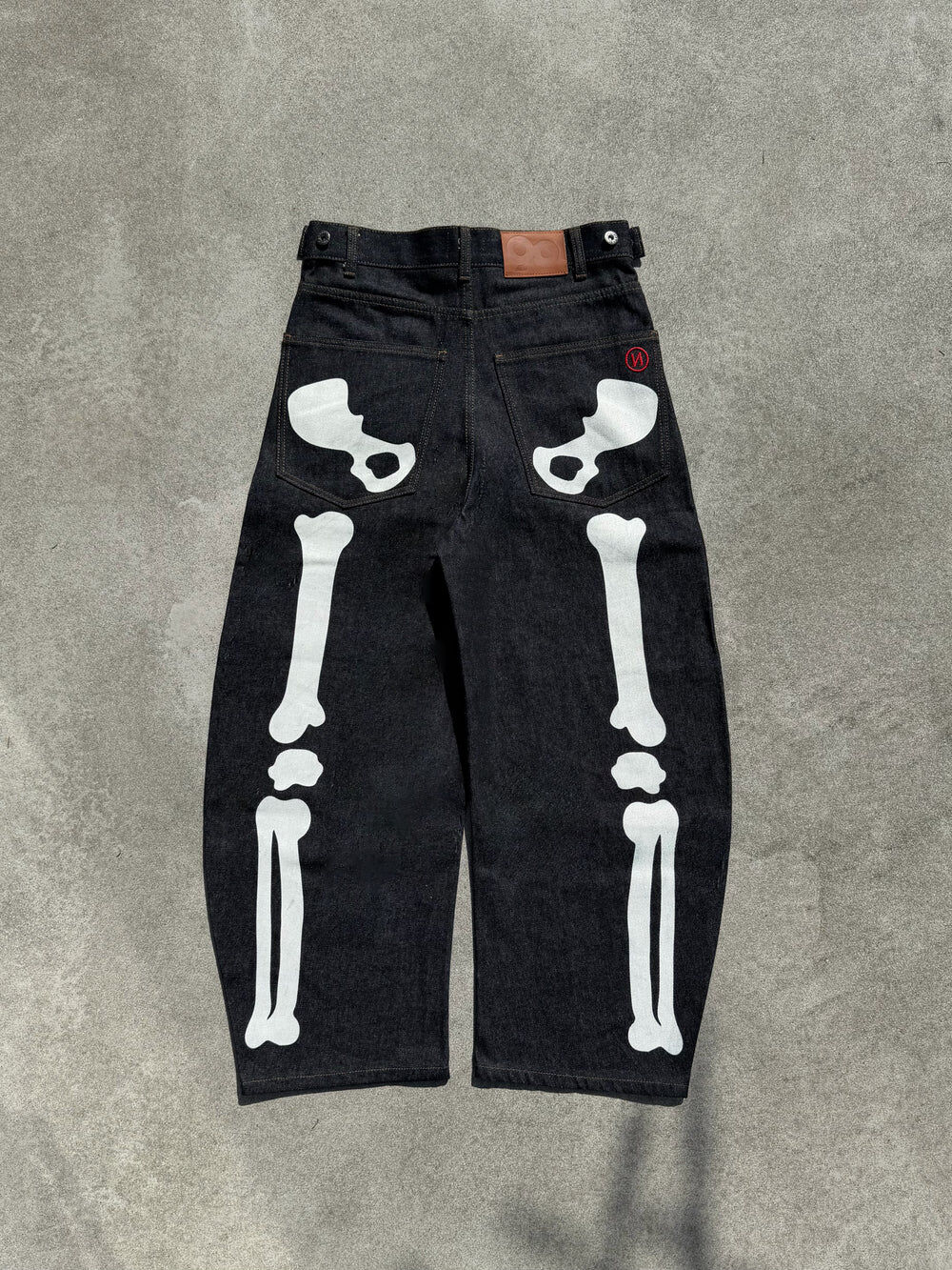9090 Bone Hand Denim pants 夜光款