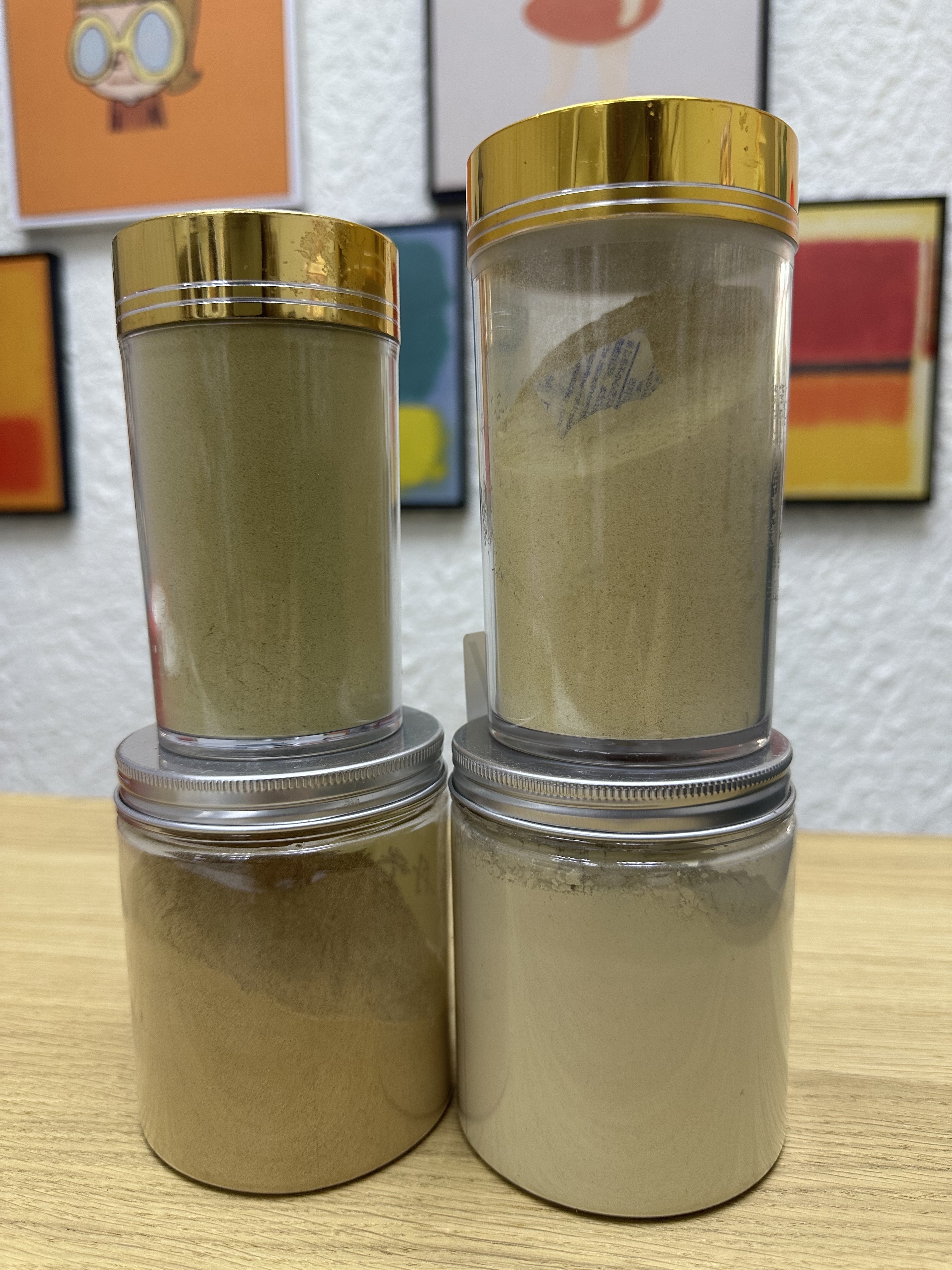 VN43 必買養生保健四寶粉(石斛粉,田七粉,花旗參粉,丹參粉各150克) **到期日:約2028/12 **需冷藏於0-5℃度範圍 內保存