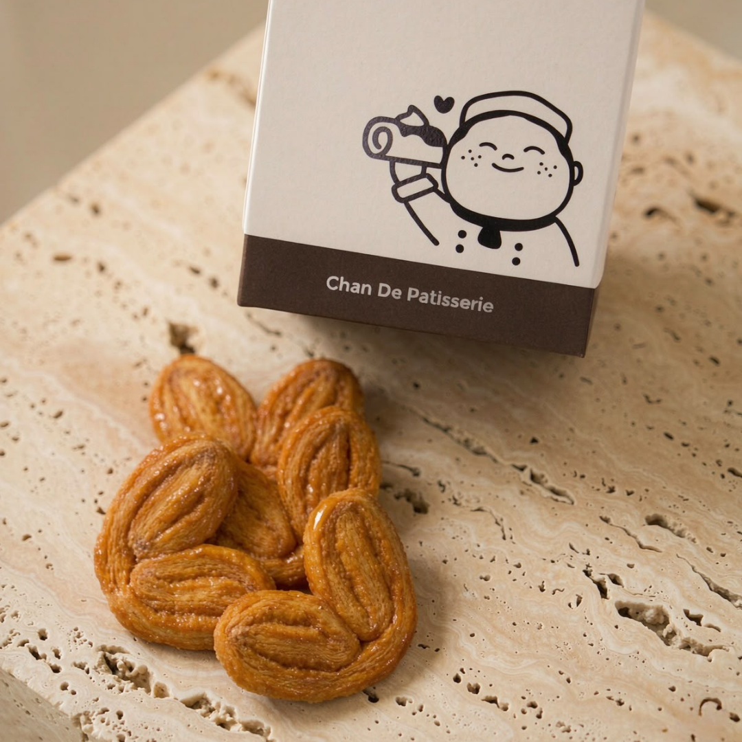 Chan De Patisserie 蝴蝶酥12塊 - 經典牛油原味