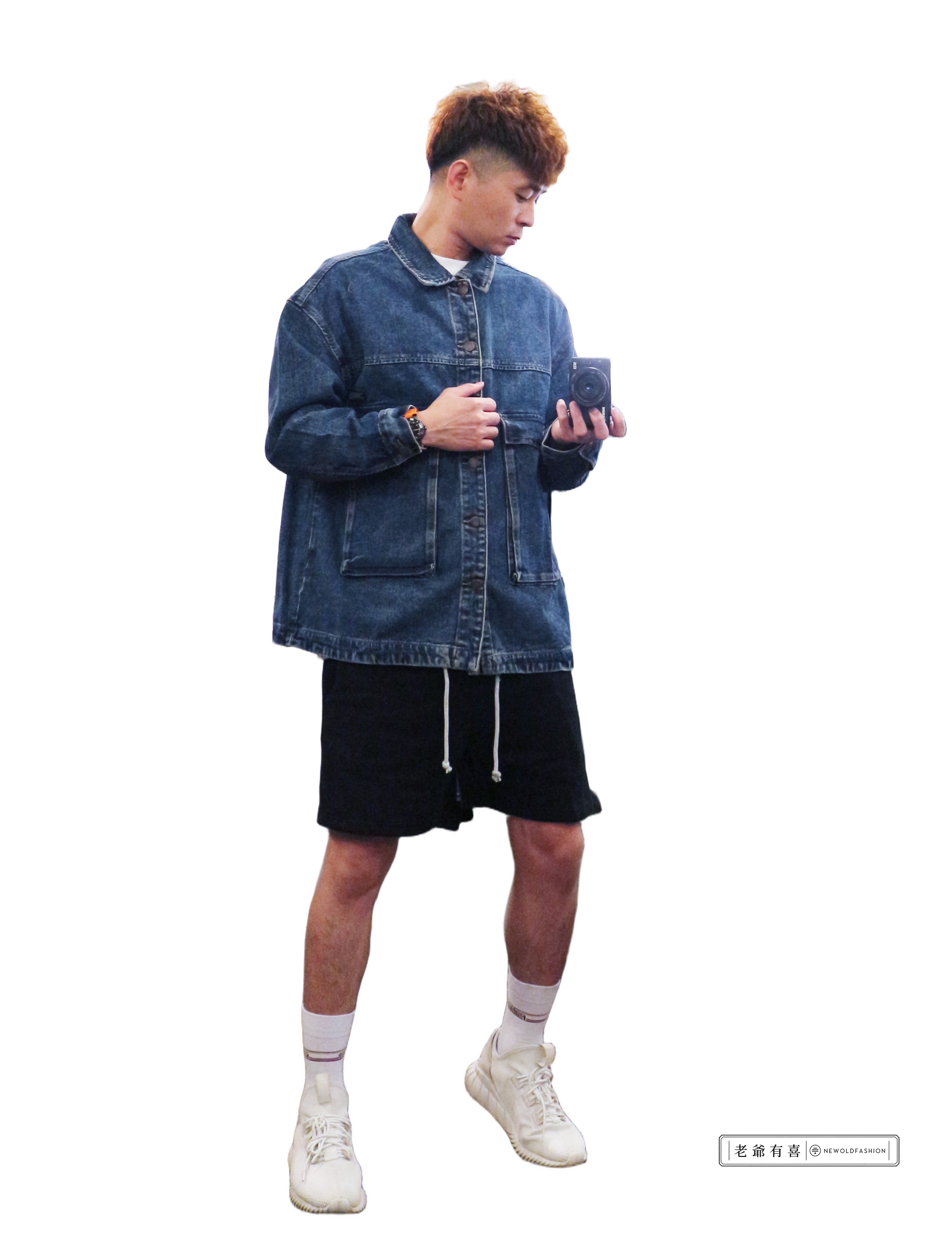 重磅藍標雙口袋牛仔外套｜NEWOLDFASHION 老爺有喜 (NOF2009PL206)