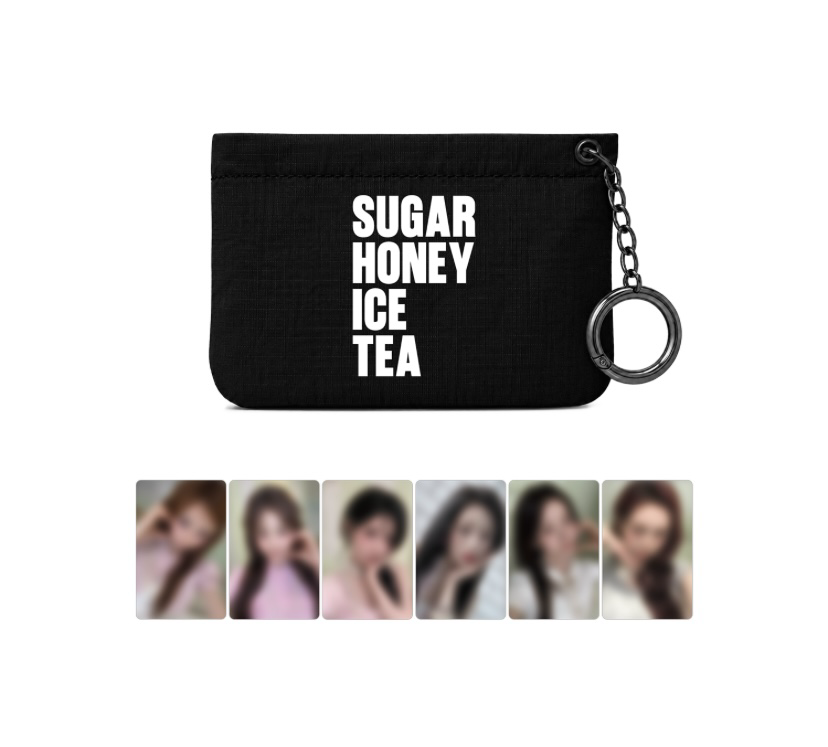 Babymonster SugarHoney Zipper pouch keyring
