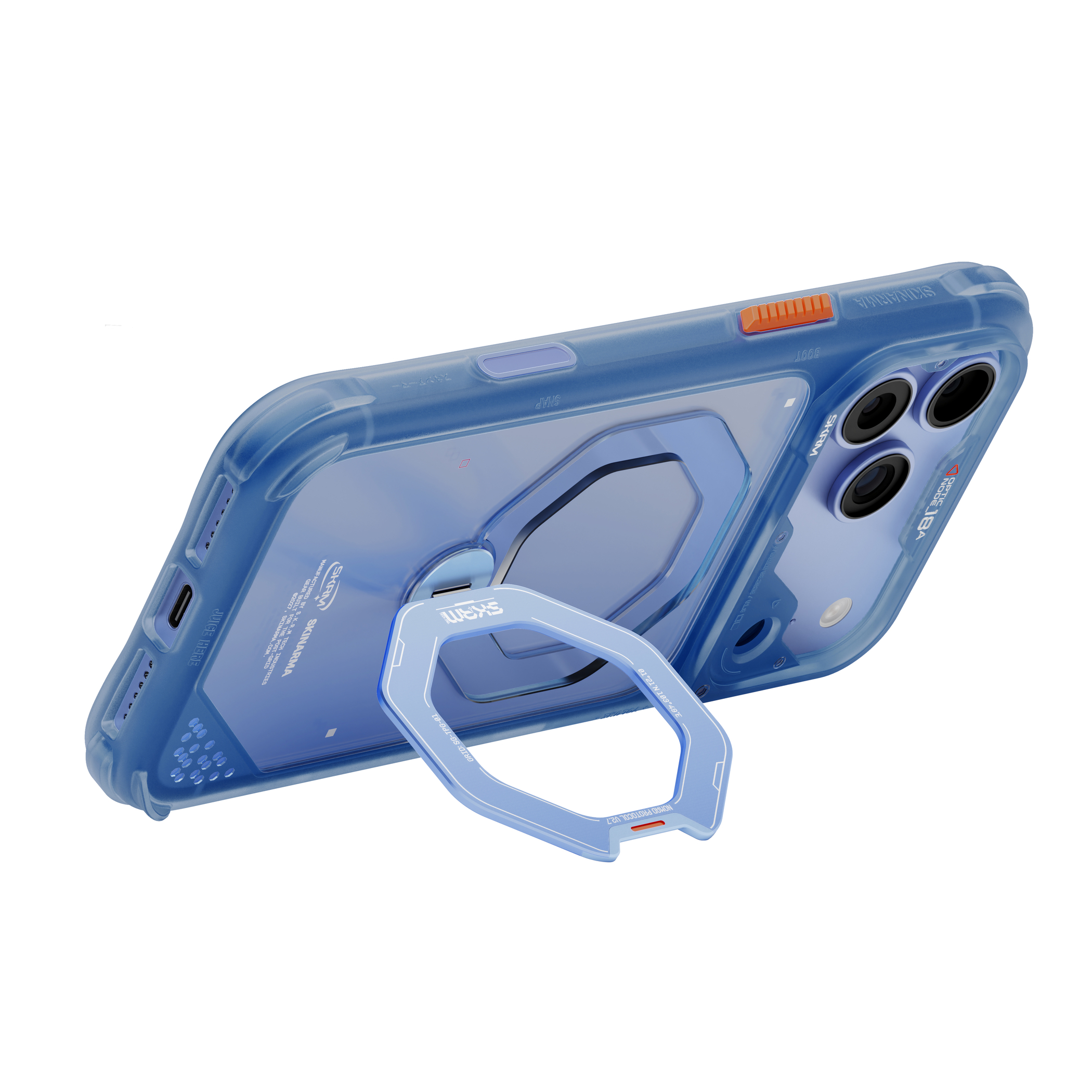 SKINARMA Saturn iPhone 18 系列360度旋轉支架磁吸防摔手機殼