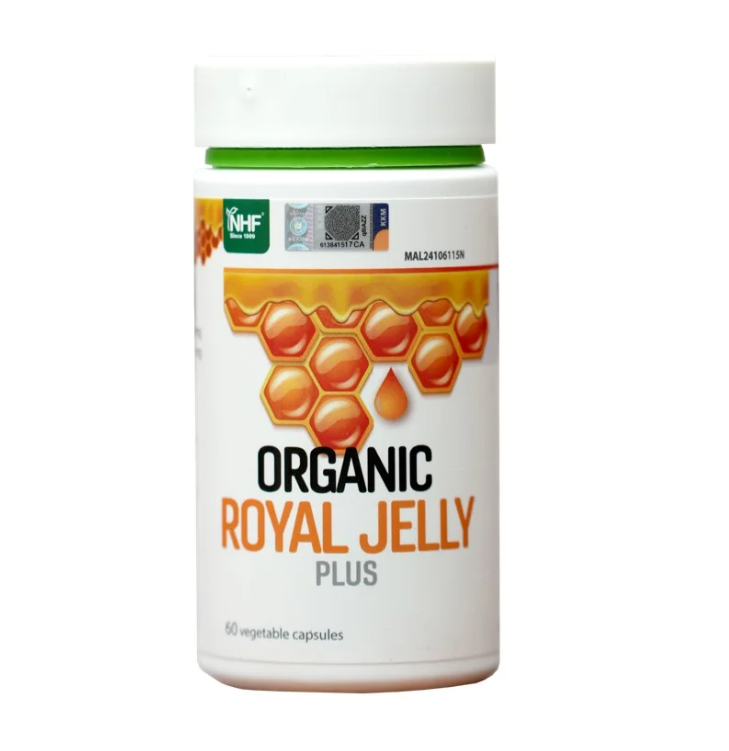 CA260829 - B9-NHF 有機蜂王漿Plus| ROYAL JELLY PLUS 60粒 /罐NHF-EXP:12月27年（配合蜂蜜服用可以加速吸收）