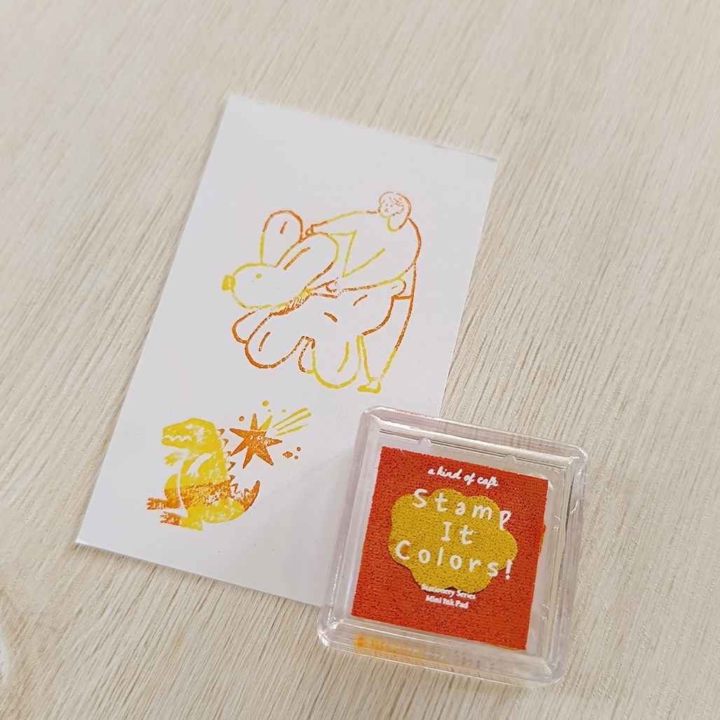 A Kind of cafe什物．特殊雙色訂製印台 雲朵/骨頭