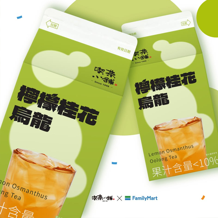 喫茶小舖 - 檸檬桂花烏龍 375ml