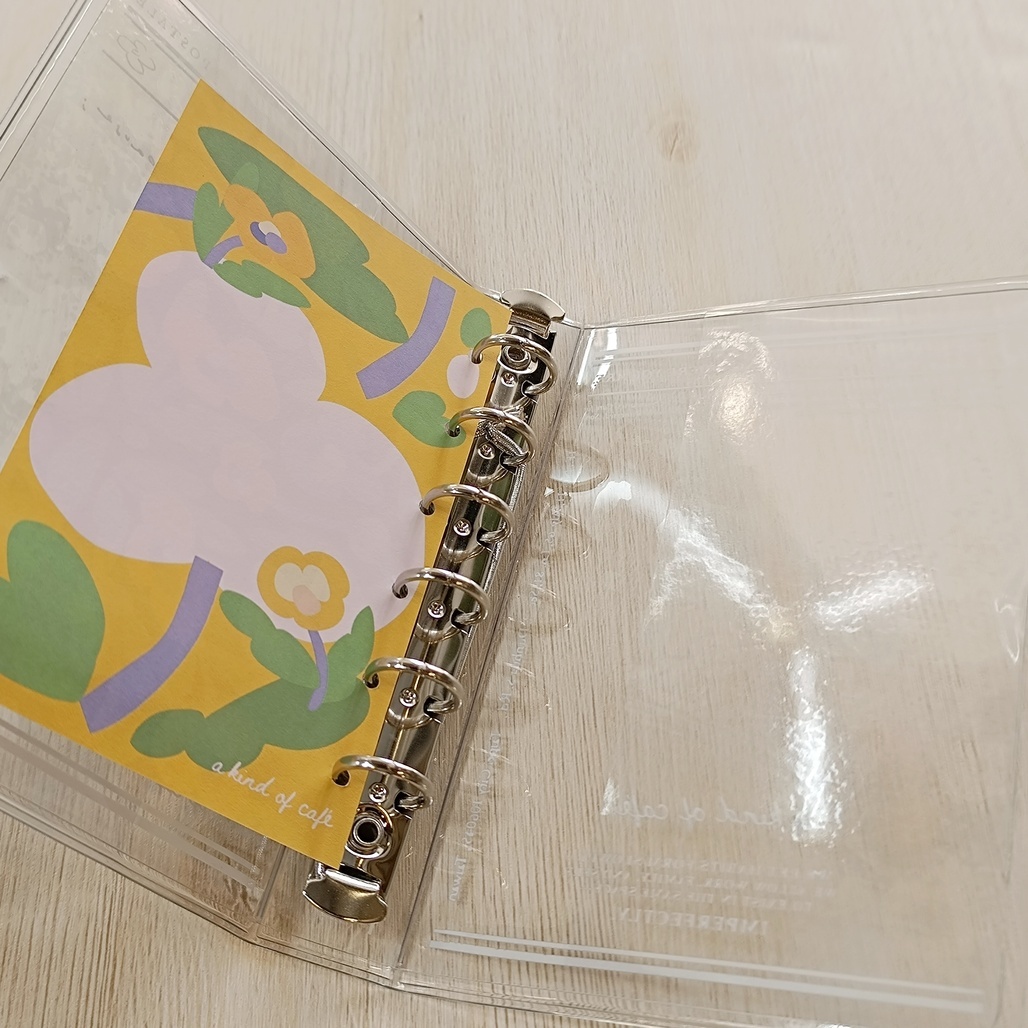 A Kind of cafe什物．旅行報刊  M6透明硬殼活頁本