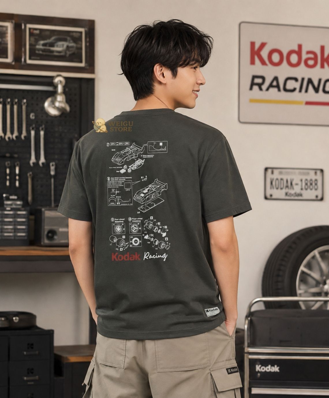 【預購】KODAK 柯達 賽車工程 短袖上衣 K6323LRS83