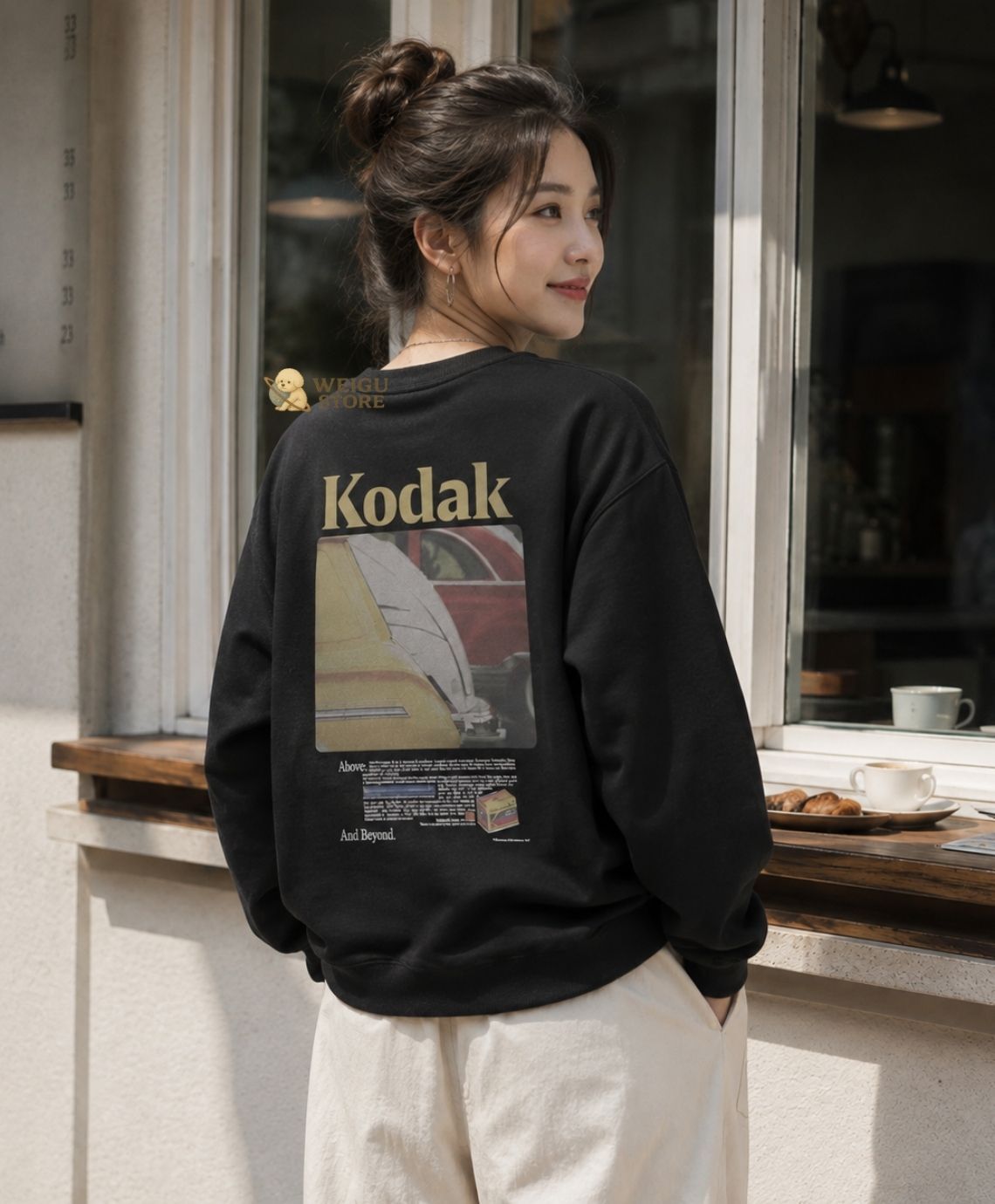 【預購】KODAK 柯達 復古風景 長袖衛衣 K6323RFSQ1