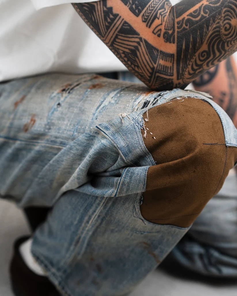 ANACHRONORM 2026 REMAKED REGULAR TAPERED 5P PANTS - INDIGO PRE ORDER ITEM (預訂中)