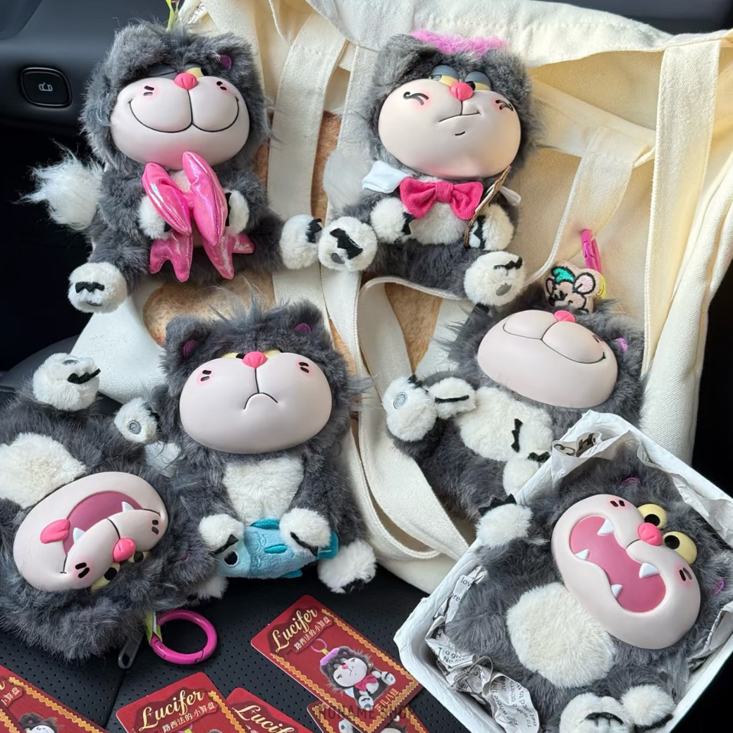 52TOYS DISNEY 路西法 小算盤系列 絨毛 吊飾 盲盒