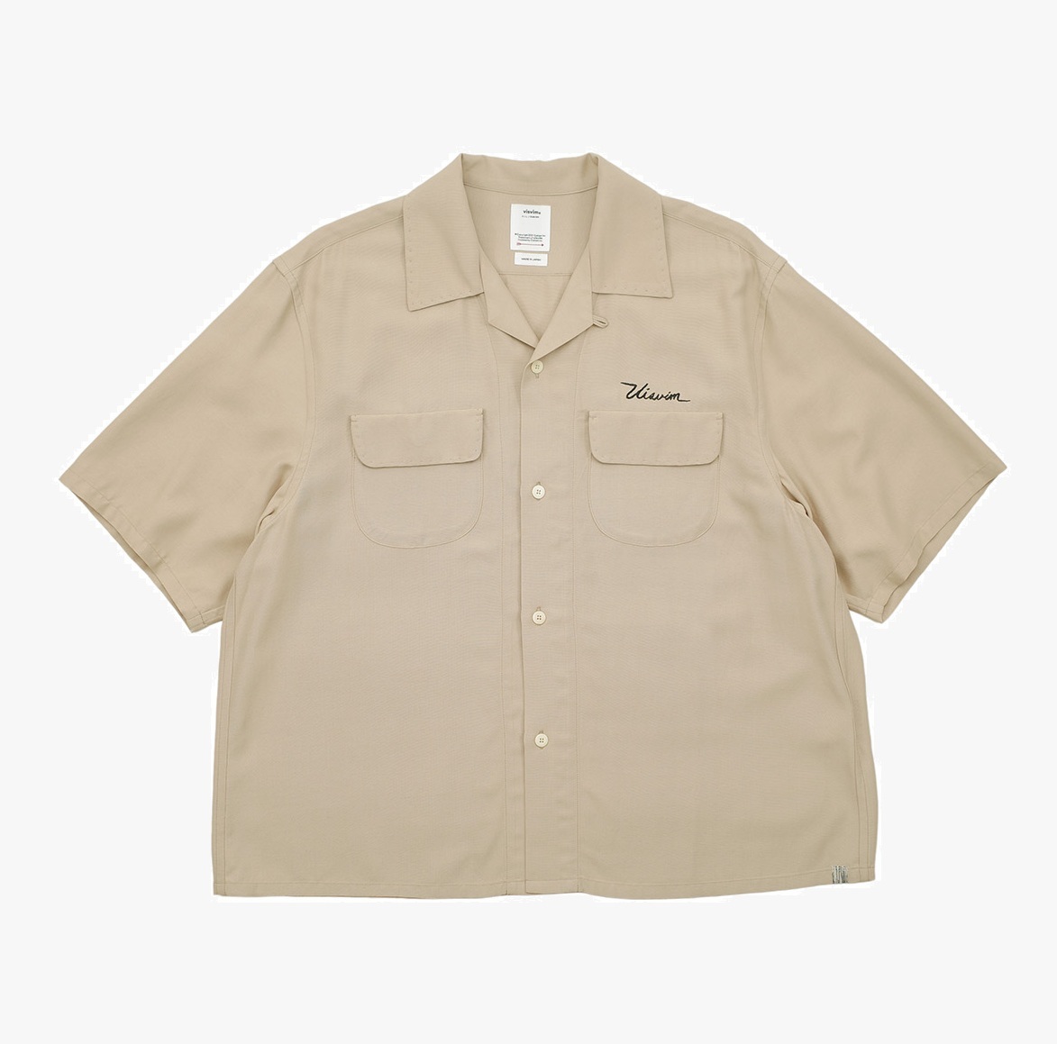 VISVIM 2026 KEESEY SHIRT S/S *SPOT LIMITED - IVORY PRE ORDER ITEM (預訂中)