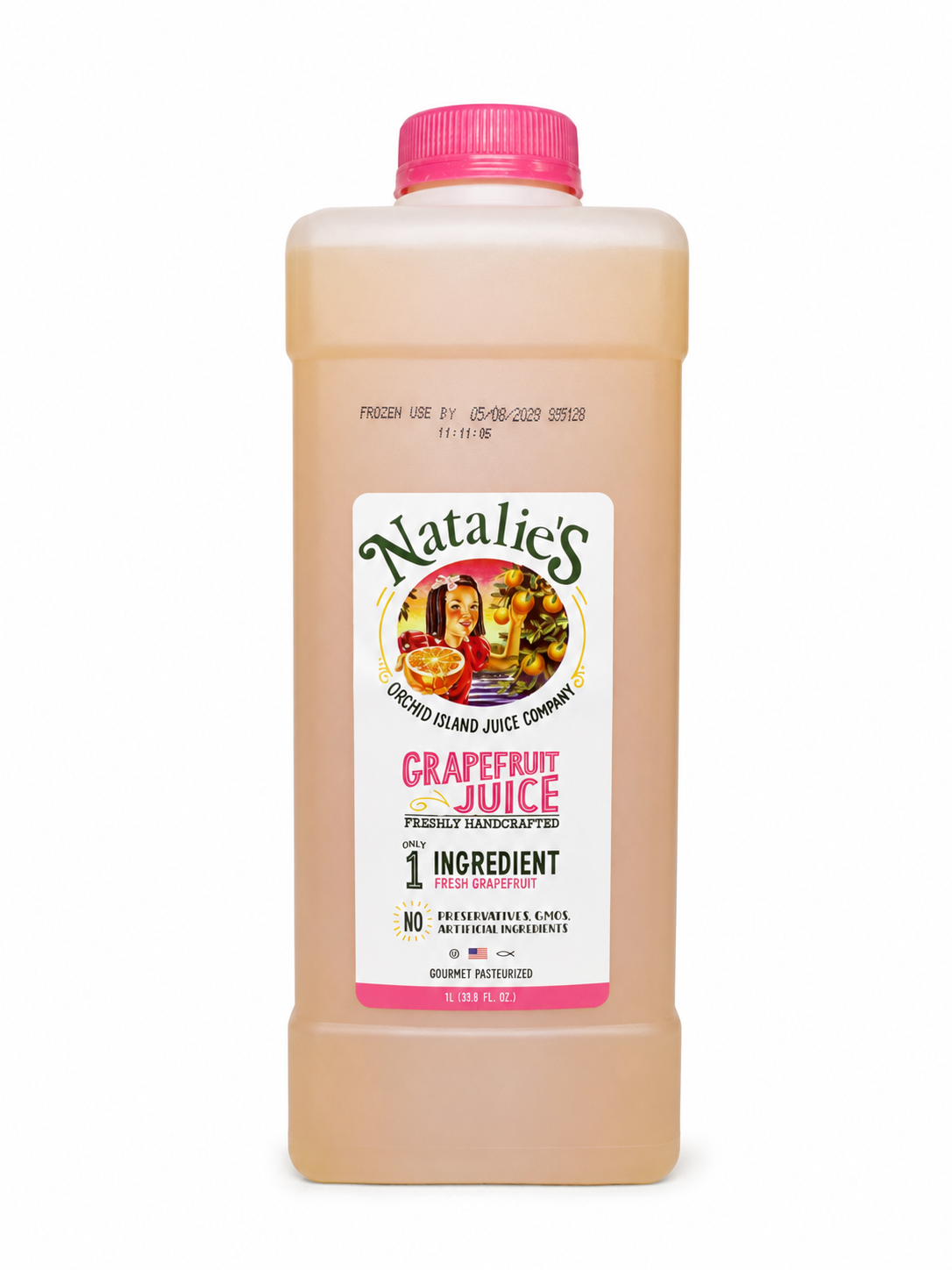 US NATALIE’S 100%  Grapefruit Juice Fresh from Florida 1Litre /bottle (-18°C)