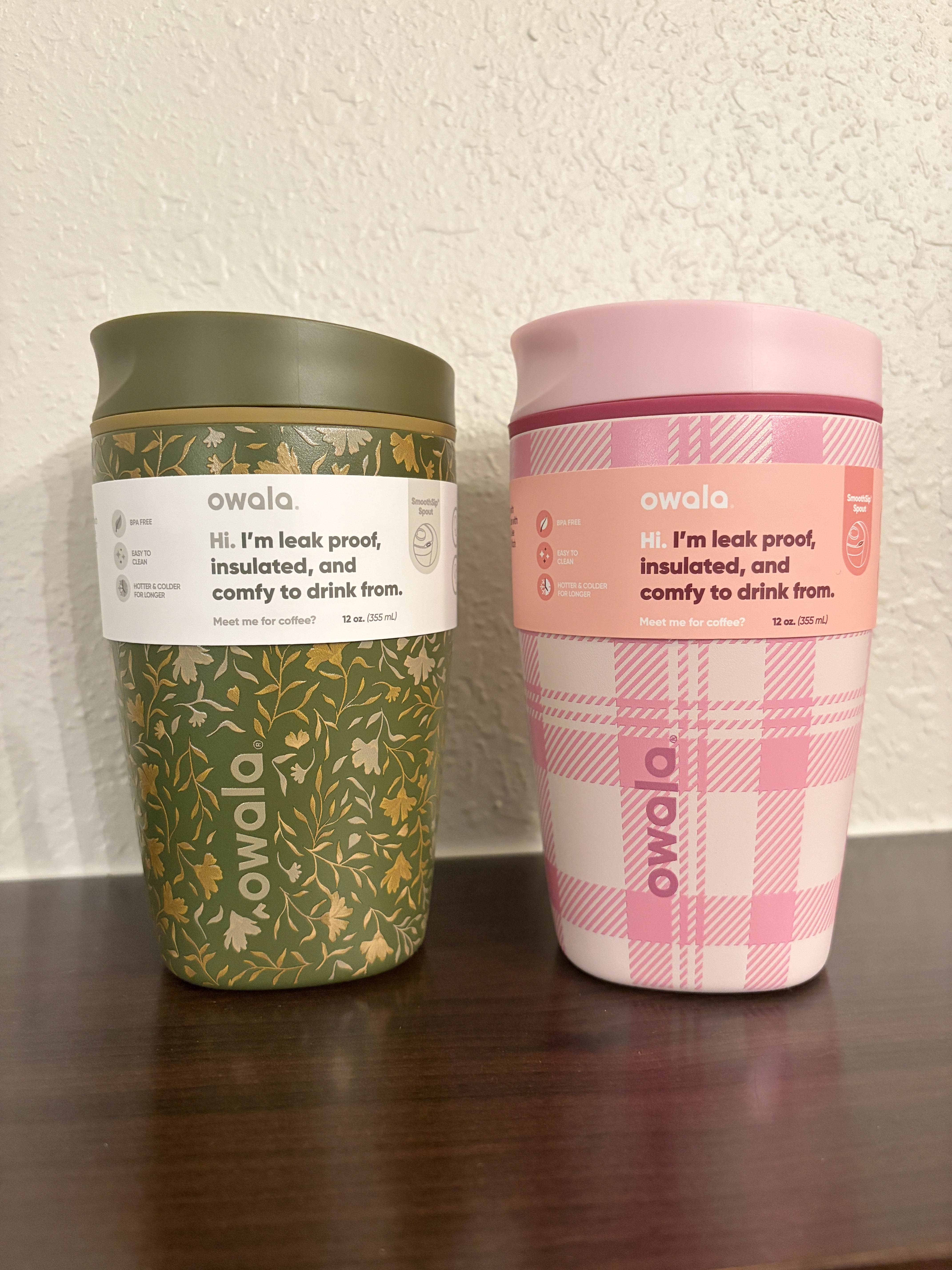 【限時】Owala(12oz 355ML) 不鏽鋼 秋季系列 SmoothSop Tumbler 水杯/咖啡杯 (多色)