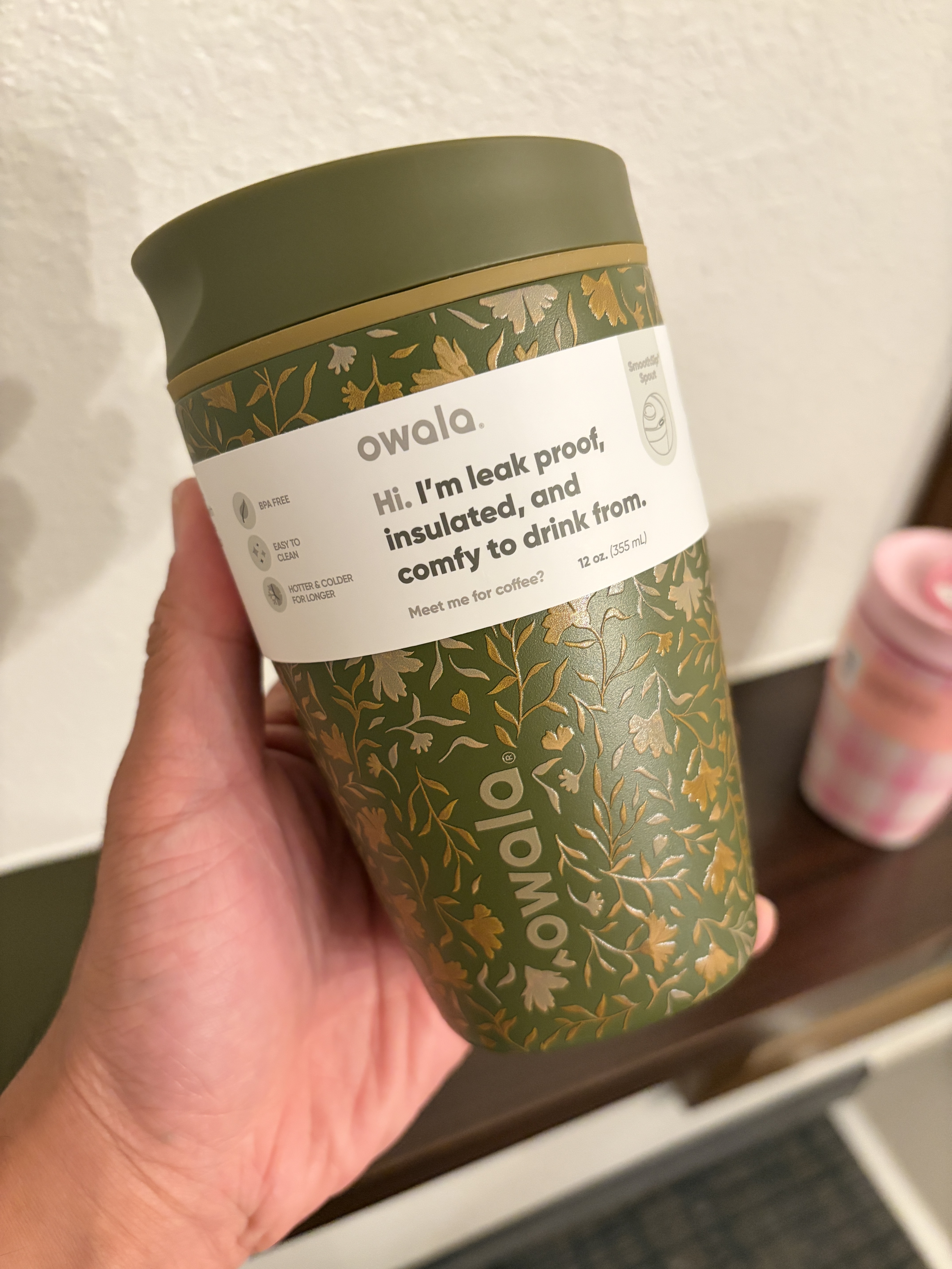 【限時】Owala(12oz 355ML) 不鏽鋼 秋季系列 SmoothSop Tumbler 水杯/咖啡杯 (多色)