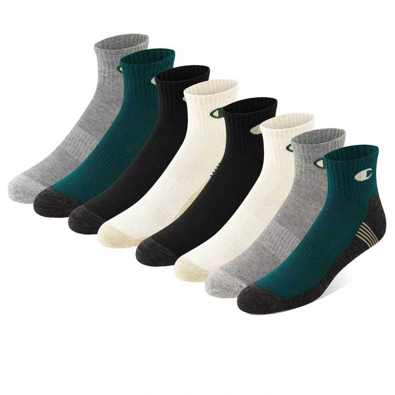 【預購】Champion H082953 男裝加厚短襪 (8雙裝)