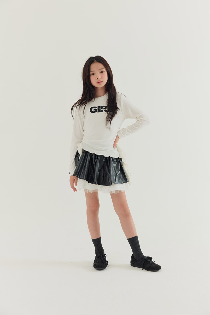 正韓秋Lilas 兩色GIRLS不規則上衣
