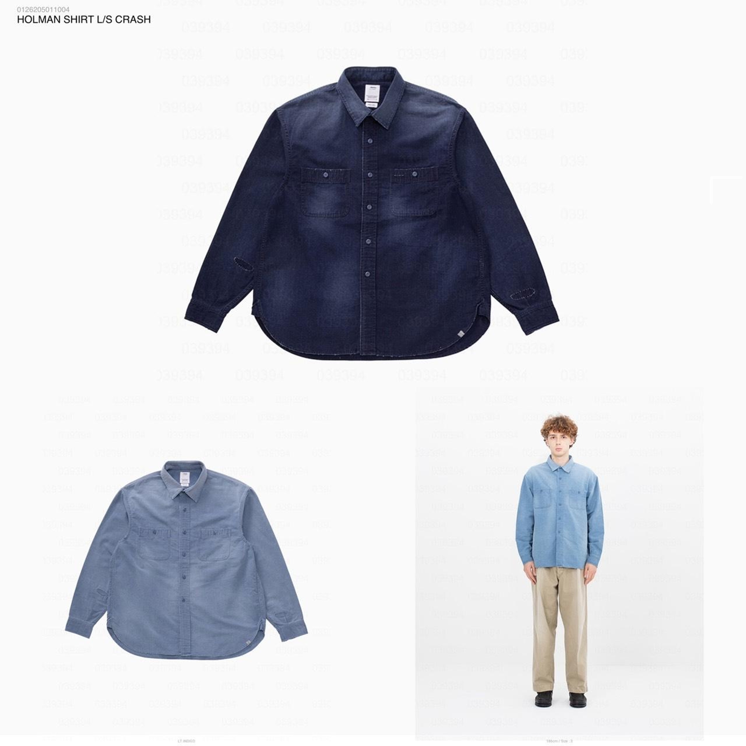 VISVIM 2026 A/W HOLMAN SHIRT L/S CRASH - PRE ORDER ITEM (預訂中)
