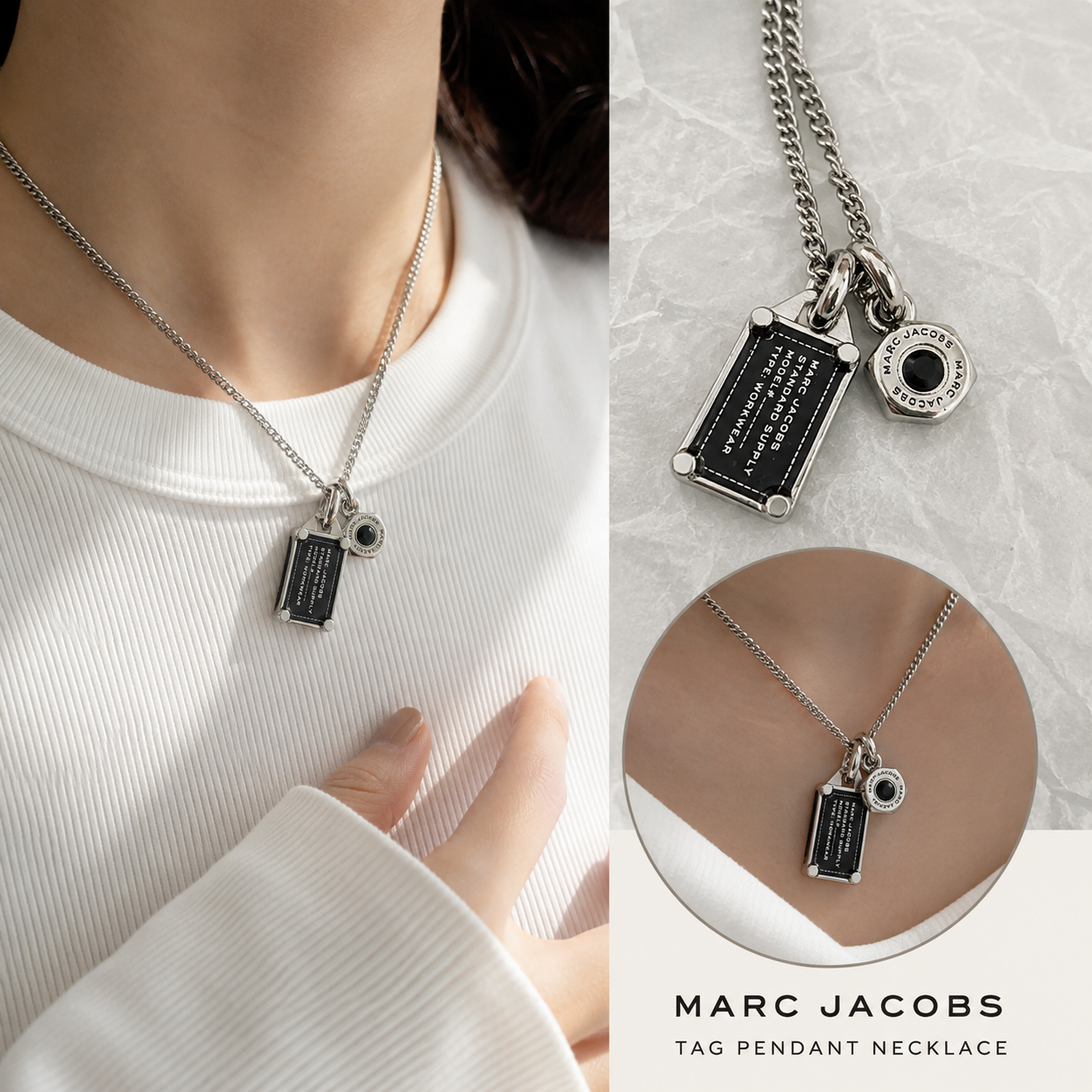 【現貨】Marc Jacobs LX062698 吊牌頸鏈