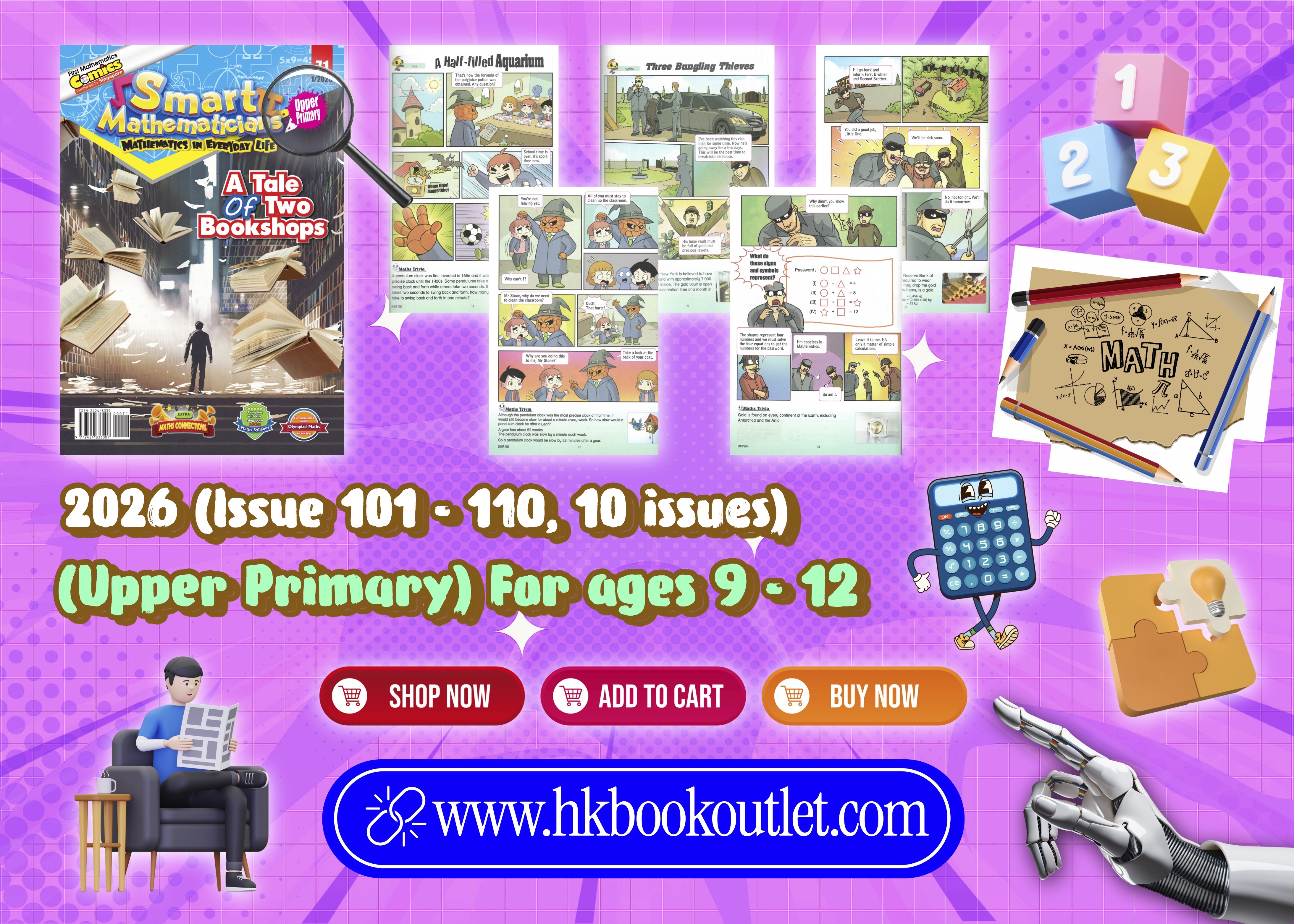 Smart Mathematicians Upper Primary Issue 101 - 110