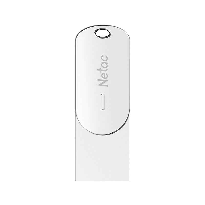 Netac U7 ​​85C USB 3.2 Fingerprint Type | Metal Rotating Design | High-Speed ​​Reading