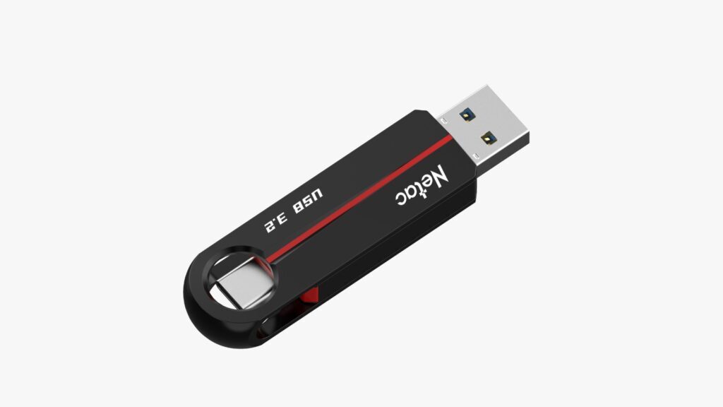 Netac US18 USB 3.2 + Type-C | Dual-interface high-speed finger | Metal casing