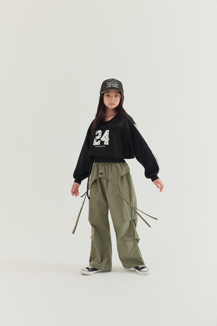 正韓秋Lilas 兩色街頭跳舞女孩上衣