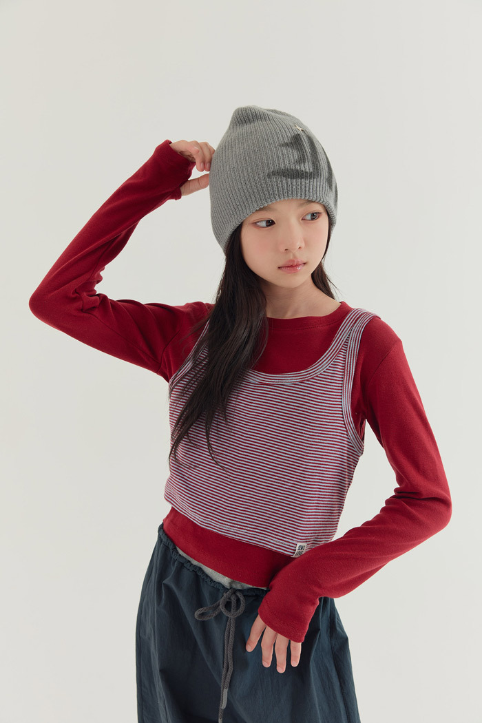 正韓秋Lilas 兩色小成熟個性上衣