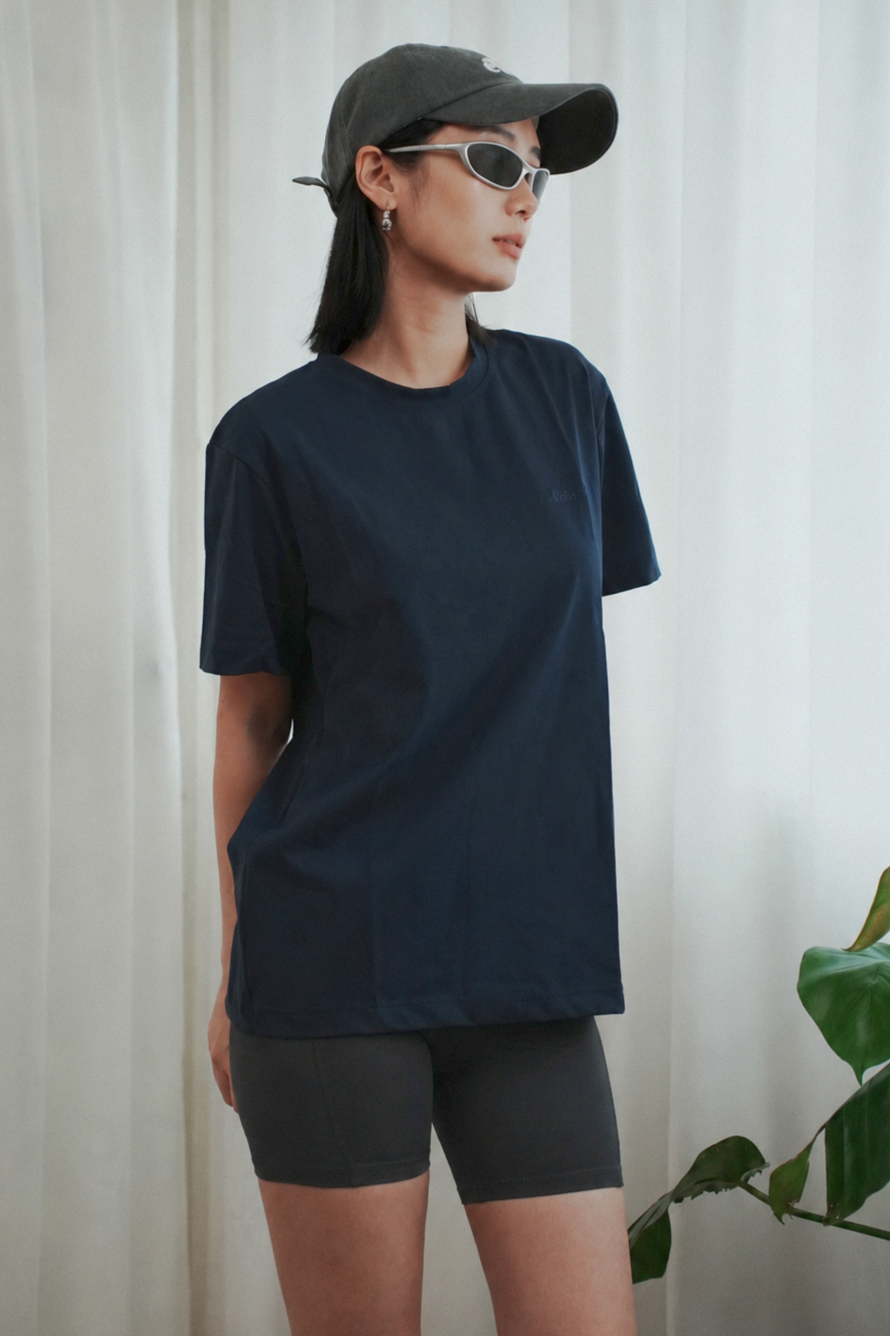 Souple Essentiel YOGA 4-Way Stretch Slightly Loose-Fit T-Shirt (U)