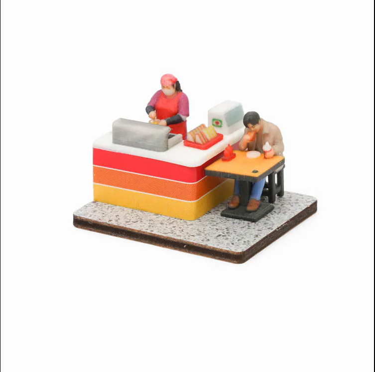 Jean 7023801 HO Scale Taiwan Breakfast Shop